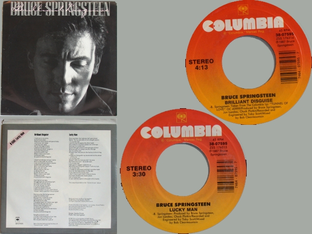 Bruce Springsteen - BRILLIANT DISGUISE / LUCKY MAN